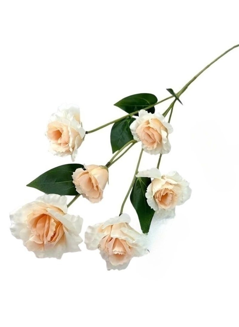 Huitich Artificial Flower Decor for Home, Parties, and Weddings Champagne  - Image 1