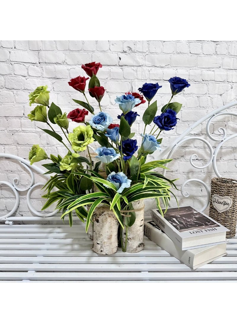 Huitich Artificial Flower Decor for Home, Parties, and Weddings Champagne  - Image 4