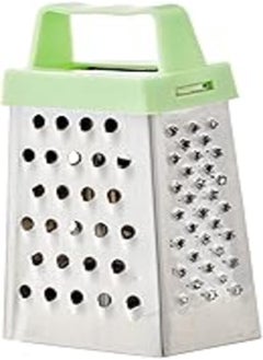 Qasem Small Stainless Steel Grater with Plastic Handle and Magnet, 7 x 3.5 x 2.5 cm - Silver and Green - pzsku/Z166D548B0D2EC42C33D6Z/45/_/1723237615/82ccb2d2-c10b-46e1-a04a-840ce987541c