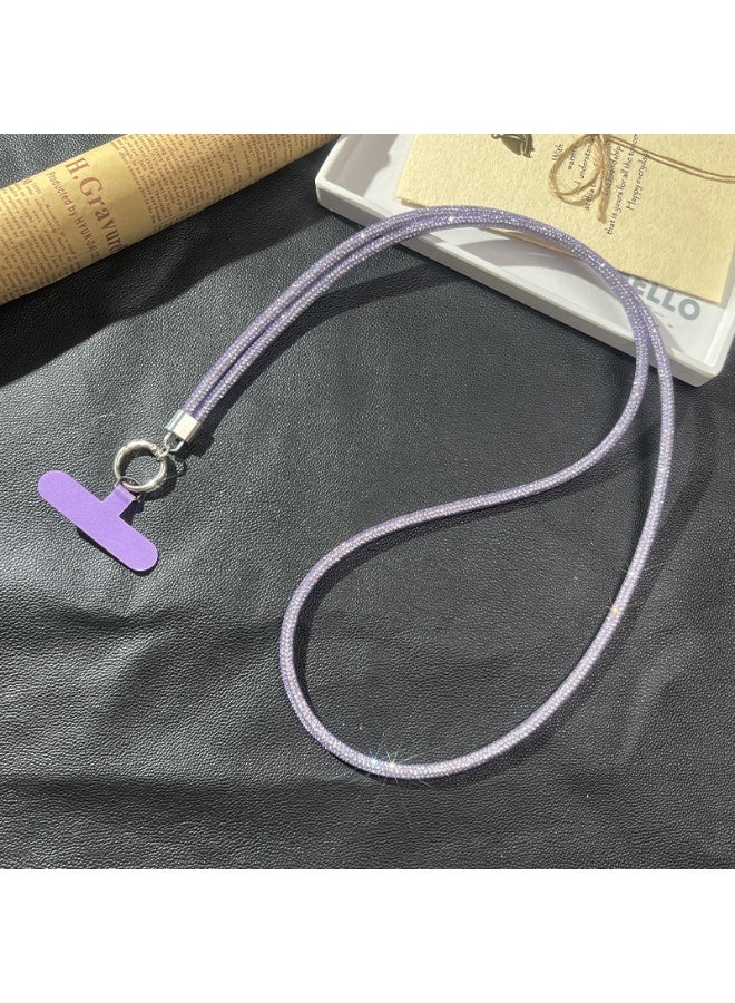 NIBEMINENT Phone Charm/ Chain Strap for Women Girls, Crossbody Chain Crystal Cell Phone Case Lanyard Wrist Strap
