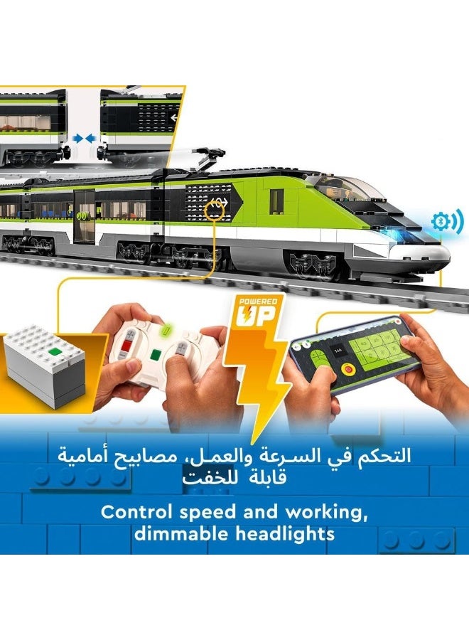 LEGO City Express Passenger Train 60337 Building Blocks Toy Set; Toys for Boys, Girls, and Kids (764 Pieces) - Image 1