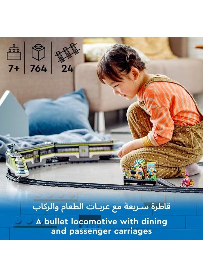 LEGO City Express Passenger Train 60337 Building Blocks Toy Set; Toys for Boys, Girls, and Kids (764 Pieces) - Image 5