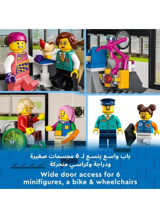 LEGO City Express Passenger Train 60337 Building Blocks Toy Set; Toys for Boys, Girls, and Kids (764 Pieces) - Image 2