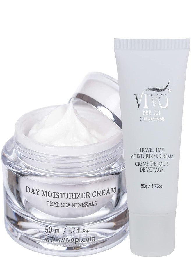 Vivo Per Lei Day Cream - Dead Sea Face Cream for Dull, Dry Skin - Moisturizing Day Cream with Shea Butter - Non Greasy Day Moisturizer - Hydrating Face Cream for Women - 3.4 Fl. Oz. - Image 1
