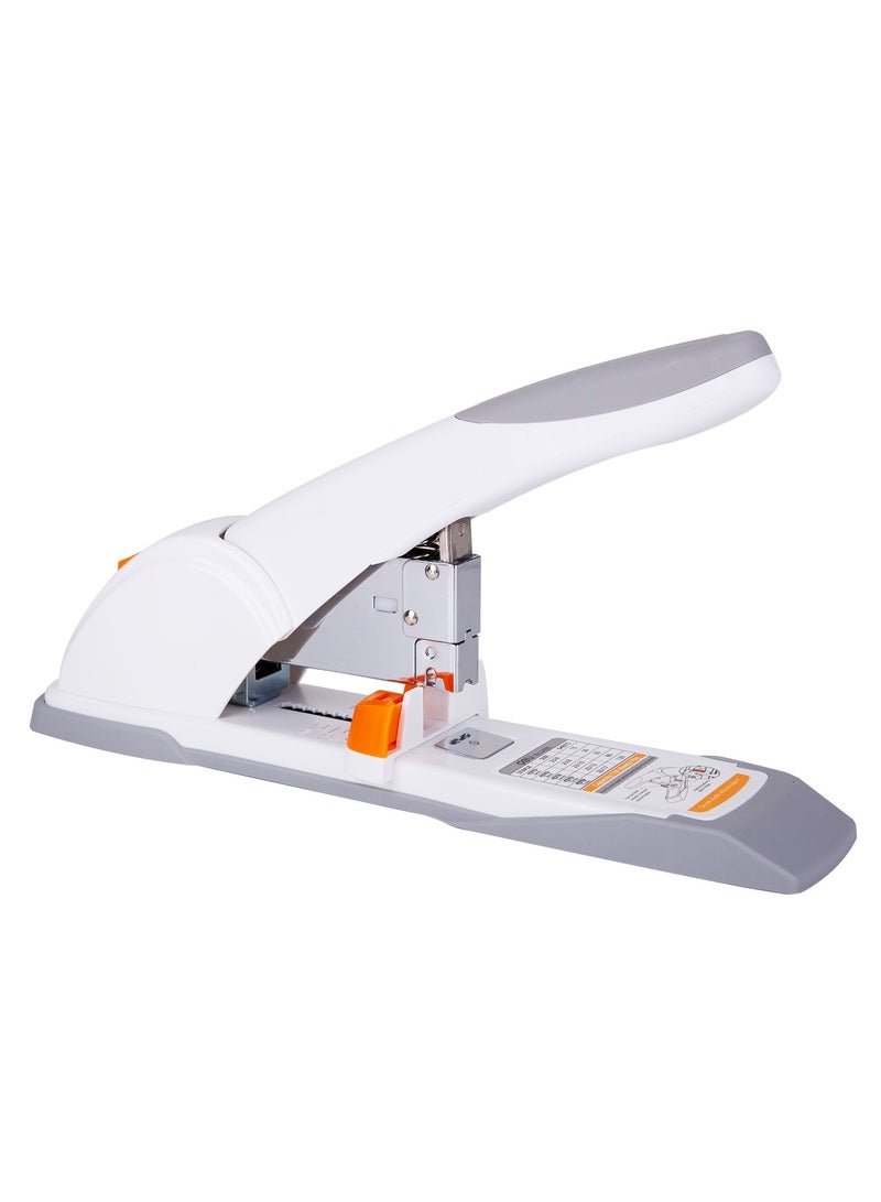 Deli دباسة ثقيلة الوزن بسعة 120 ورقة جسم أبيض - Image 2