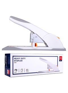 Deli Heavy Duty Stapler With 120 Sheet capacity White Body  - Image 4