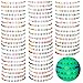 Ecation 96 Pcs Beaded Friendship Bracelets Bulk Colorful Glow in the Dark Inspired Letter Bracelets Y2k Stretchy Preppy Adjustable Jewelry for Music Lovers Fans Women Party Favor Gifts - Image 3
