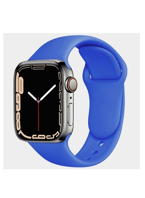 Apple Watch Band 45mm Soft Silicone Sport Band Replacement Wrist Strap Compatible for iWatch Apple Watch Series 7 (45mm)