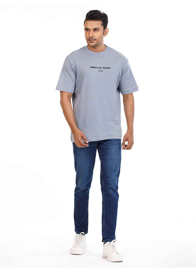 Gentle Park COTTON STEEL GRAY T-Shirt  - Image 1