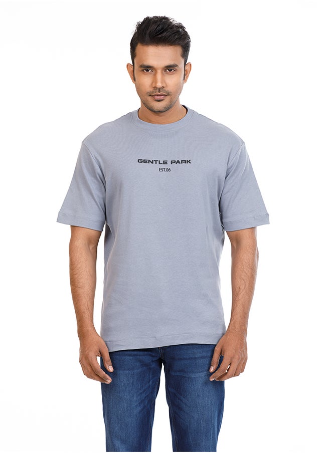 Gentle Park COTTON STEEL GRAY T-Shirt  - Image 2