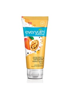 Everyuth Everyuth Naturals Hydrating & Exfoliating Walnut Apricot Scrub, 100gm, Tube  - Image 1