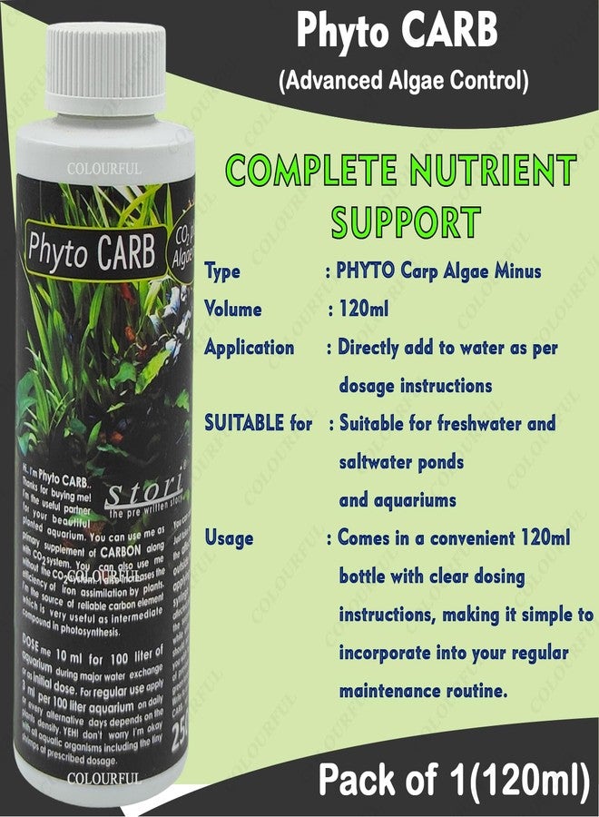 COLOURFUL - Aquatic Remedies 4-in-1 Plant Care Combo: Plant Health 120ml + Plant Food 120ml + K++ 120ml + Phyto Carb 100ml - Comprehensive Aquarium Plant Nutrition - Image 3