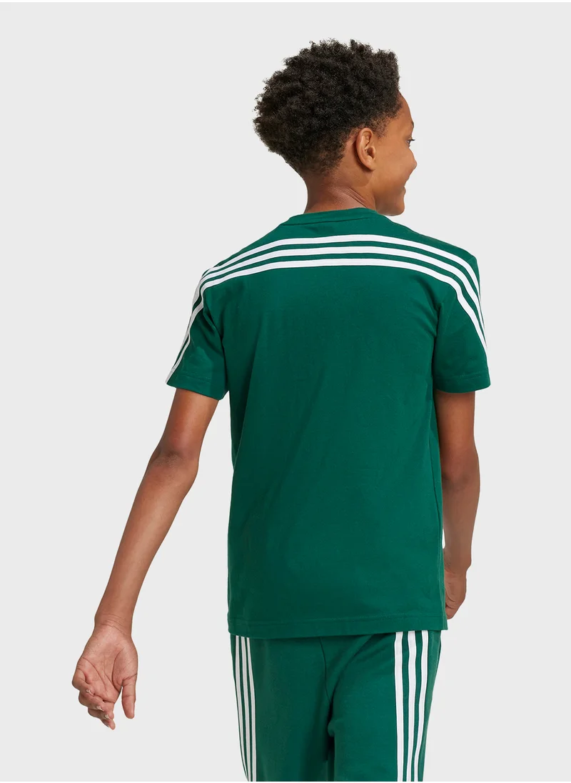 Adidas Youth Future Icon 3 Stripes T-Shirt