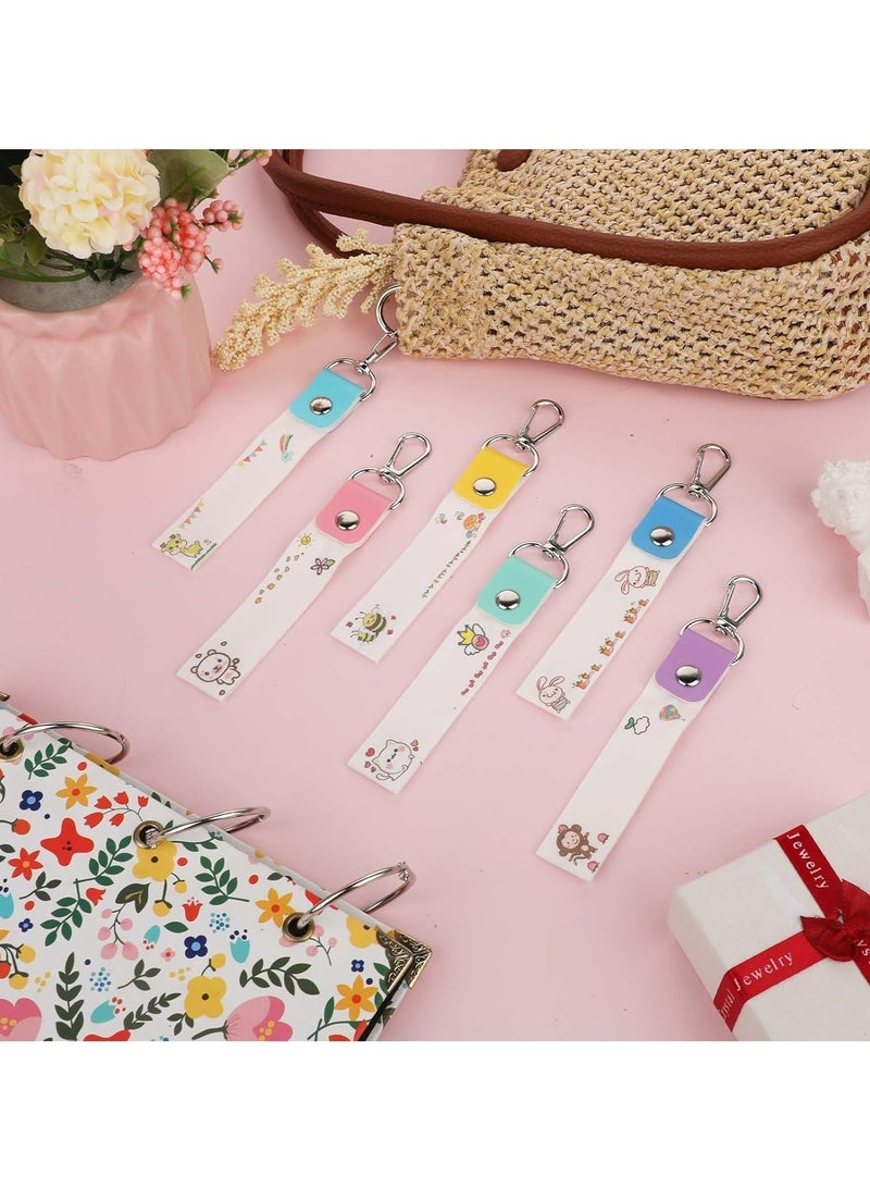 Oasisgalore 6 Pieces Personalized Name Tag Hooks, Child ID Tags, Backpack Name Tags, Water Bottle Tags  - Image 4