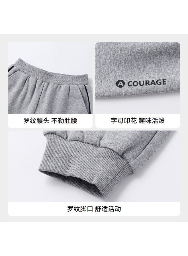 Annil Boys & Girls Full Elastic Waist Knit Pants - 2025 Fall New Collection - Image 4