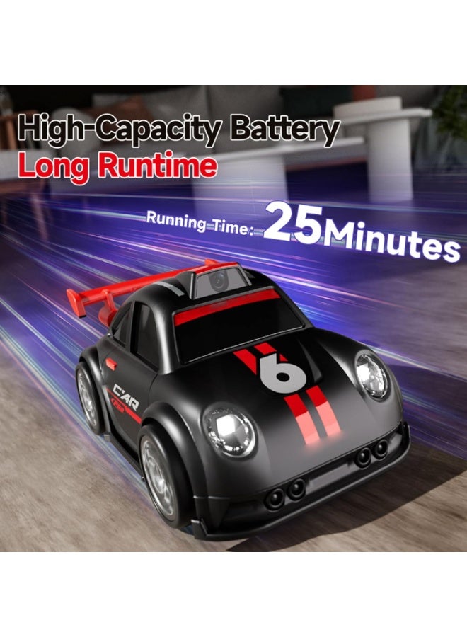 ELTRAZONE RC Drift Car with 1080P Camera Intelligent AI Tracking Racing Vehicle, 2.4 Inch LCD Screen Remote Control, FPV Real Time Driving View, Rechargeable High Speed Drift Car for Boys Beginners and Hobby Enthusiasts Black - Image 2