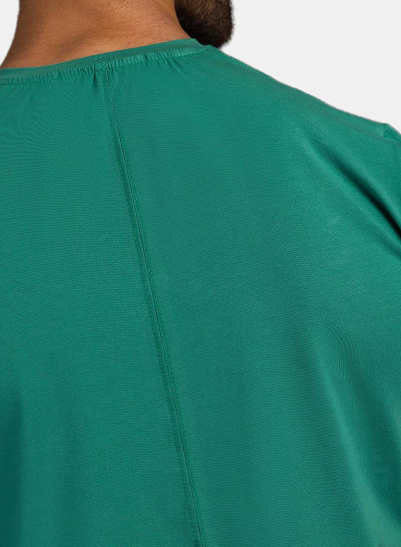 Stache Curved Back V-Neck T- Shirt - Image 3