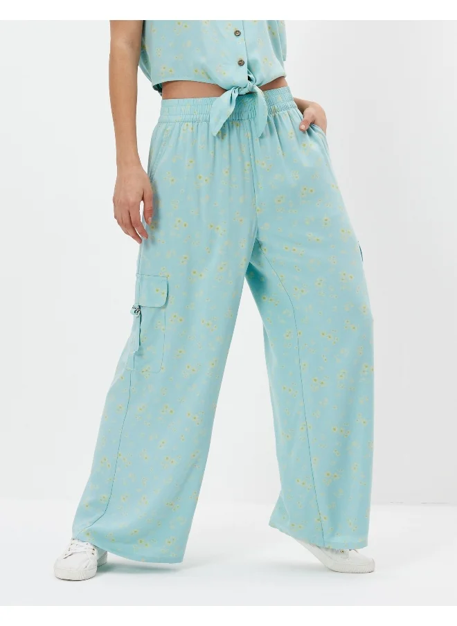 American Eagle AE Super High-Waisted Cargo Wide-Leg Pant