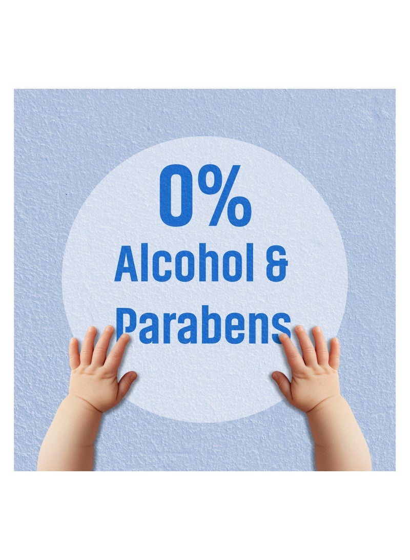 All day wipes All Day Soothing & Protecting Baby Wet Wipes Blue-90 Count Infused with High Water Concentration, Aloe Vera to Calm and Protect Delicate Skin. ( Pack of 4 ) - Image 3