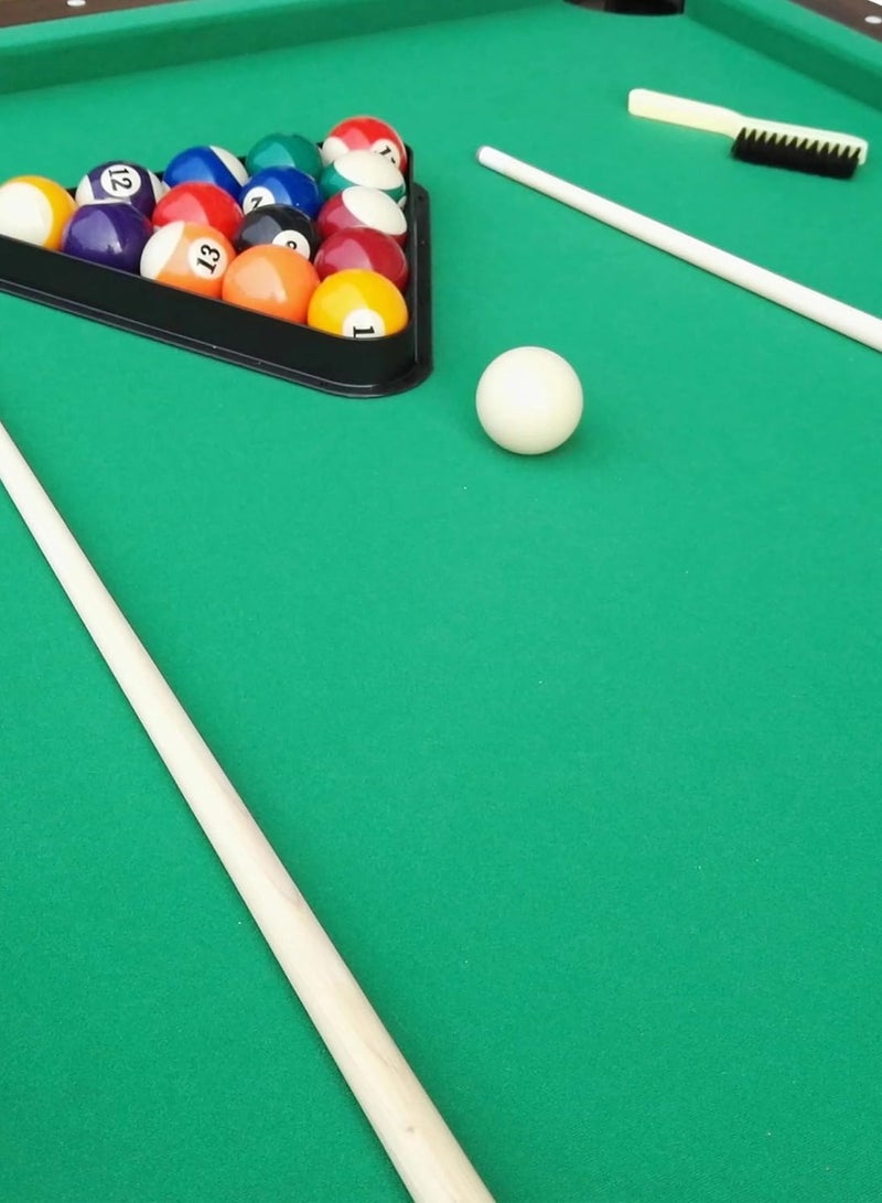 TORONTO Gp009 7Ft Pool/Billiard Table – Premium Green Felt, Smooth Mdf Surface, Adjustable Chromed Leg Levelers, Elegant Design For Home & Game Rooms - Green Color - Image 4