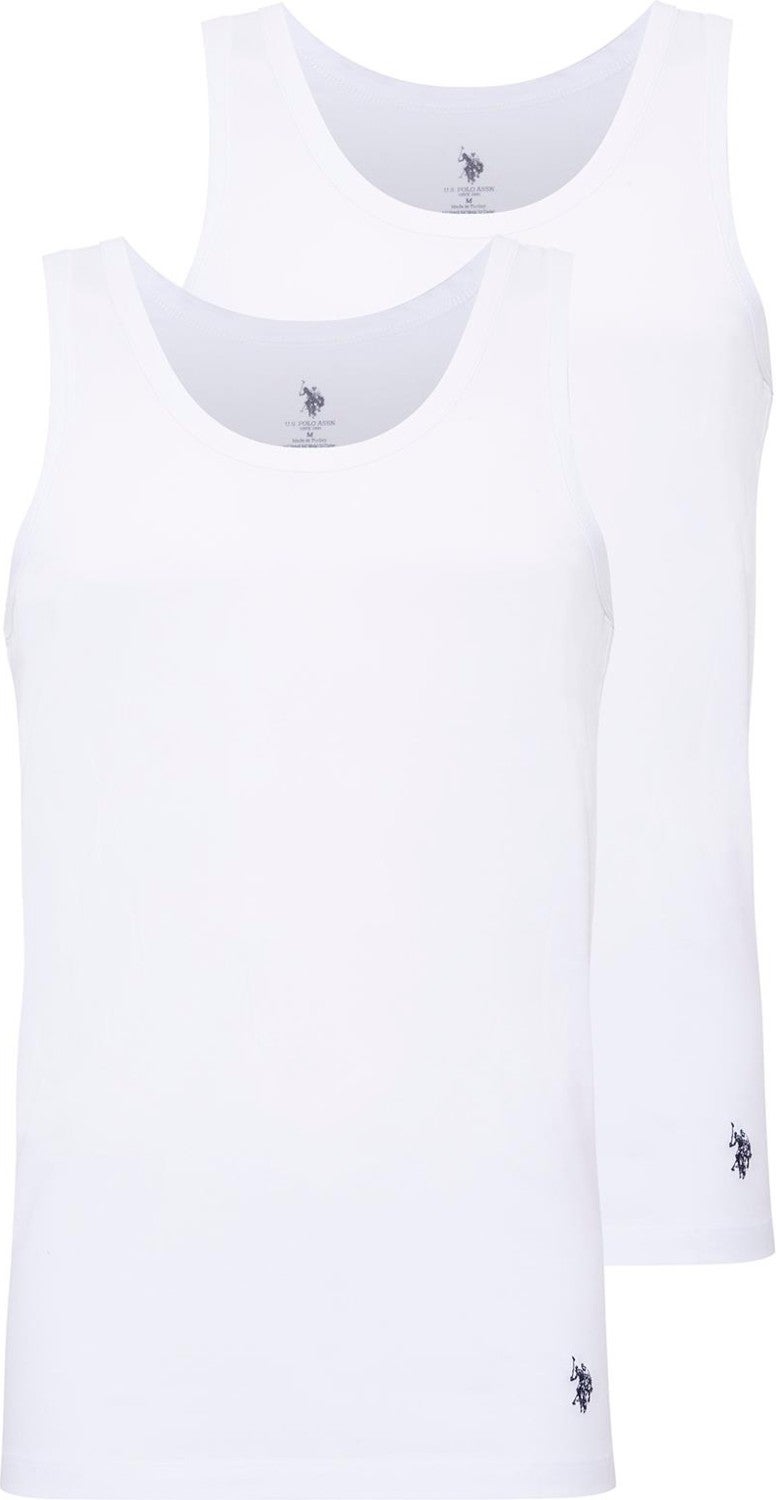 BASE. Polo Assn. - Men's White 2-Piece Undershirt 90000