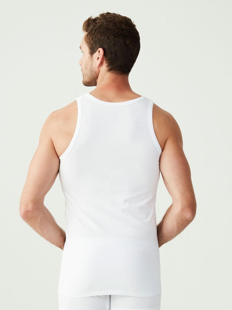 BASE. Polo Assn. - Men's White 2-Piece Undershirt 90000