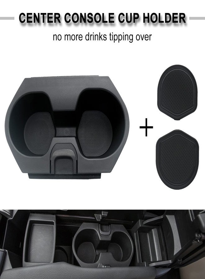 APPERFiT Civic Cup Holder Insert w/Coaster for Center Console Compatible with 10th Gen Honda Civic Lx Ex Si Accessories Coupe Sedan Hatchback Sport 2016-2020 83446-TBA-A01ZA - Image 2