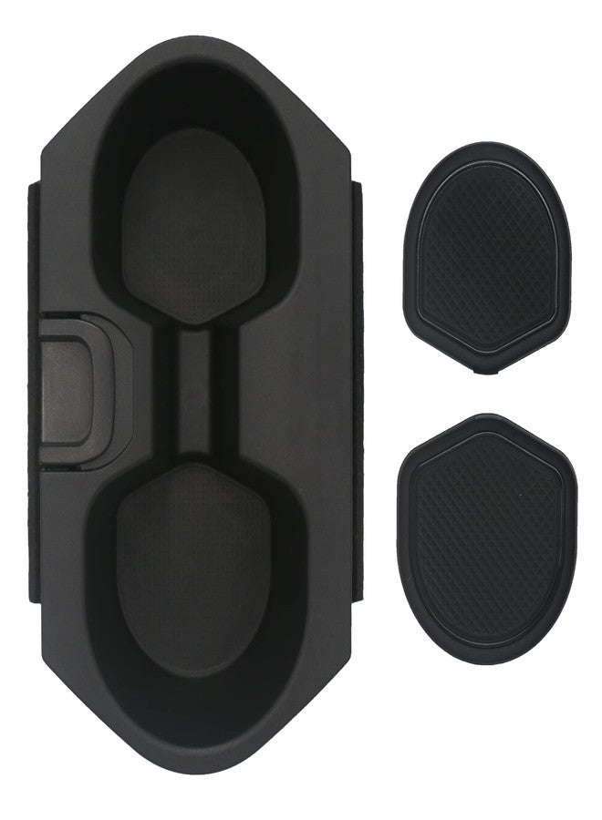 APPERFiT Civic Cup Holder Insert w/Coaster for Center Console Compatible with 10th Gen Honda Civic Lx Ex Si Accessories Coupe Sedan Hatchback Sport 2016-2020 83446-TBA-A01ZA - Image 1