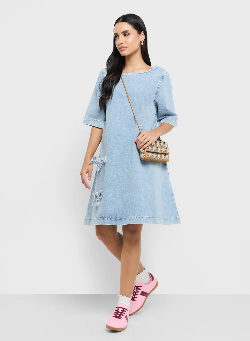 ONLY Denim Babydoll Dress
