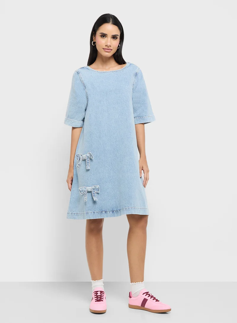 ONLY Denim Babydoll Dress