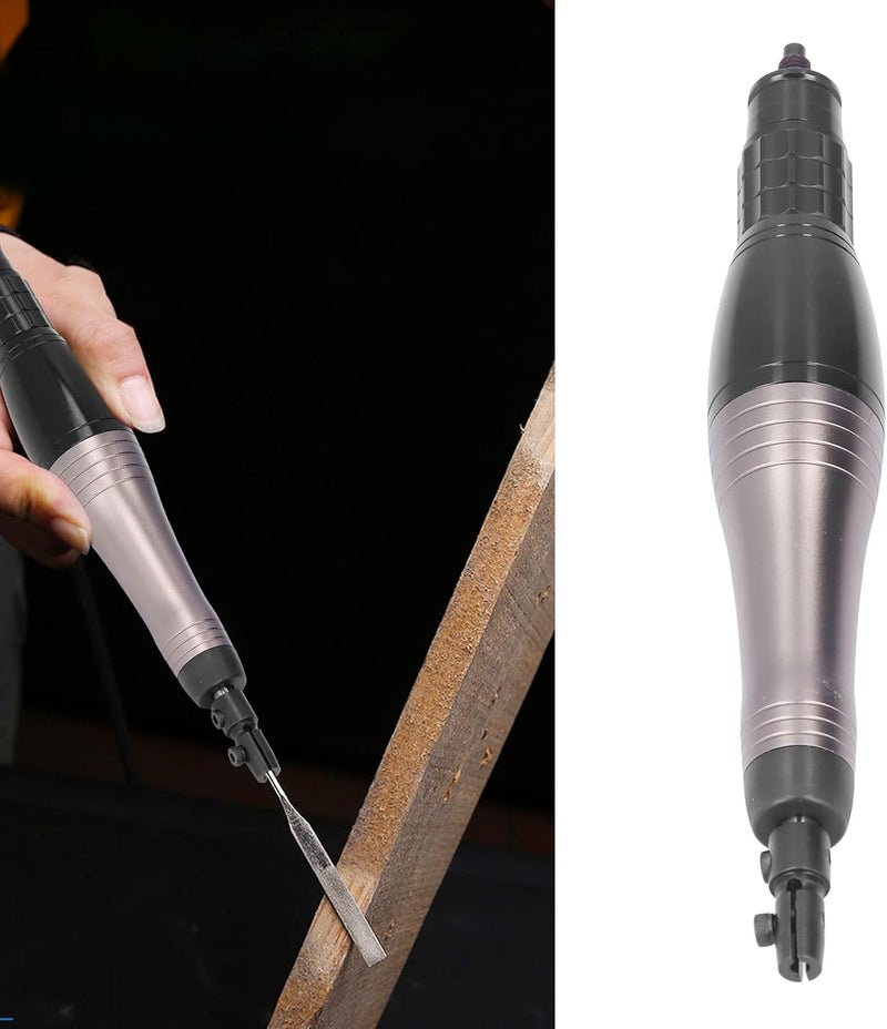 Air Pencil Grinder Kit - Aluminum Alloy Ultrasonic Polishing Machine for Glass Manufacturing - Internal Bearing Tool with Integrated Air Inlet Mesh Filter - Image 5
