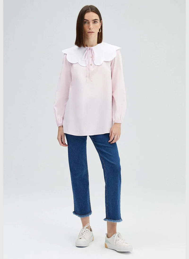 Touche CONTRAST COLLAR TUNIC