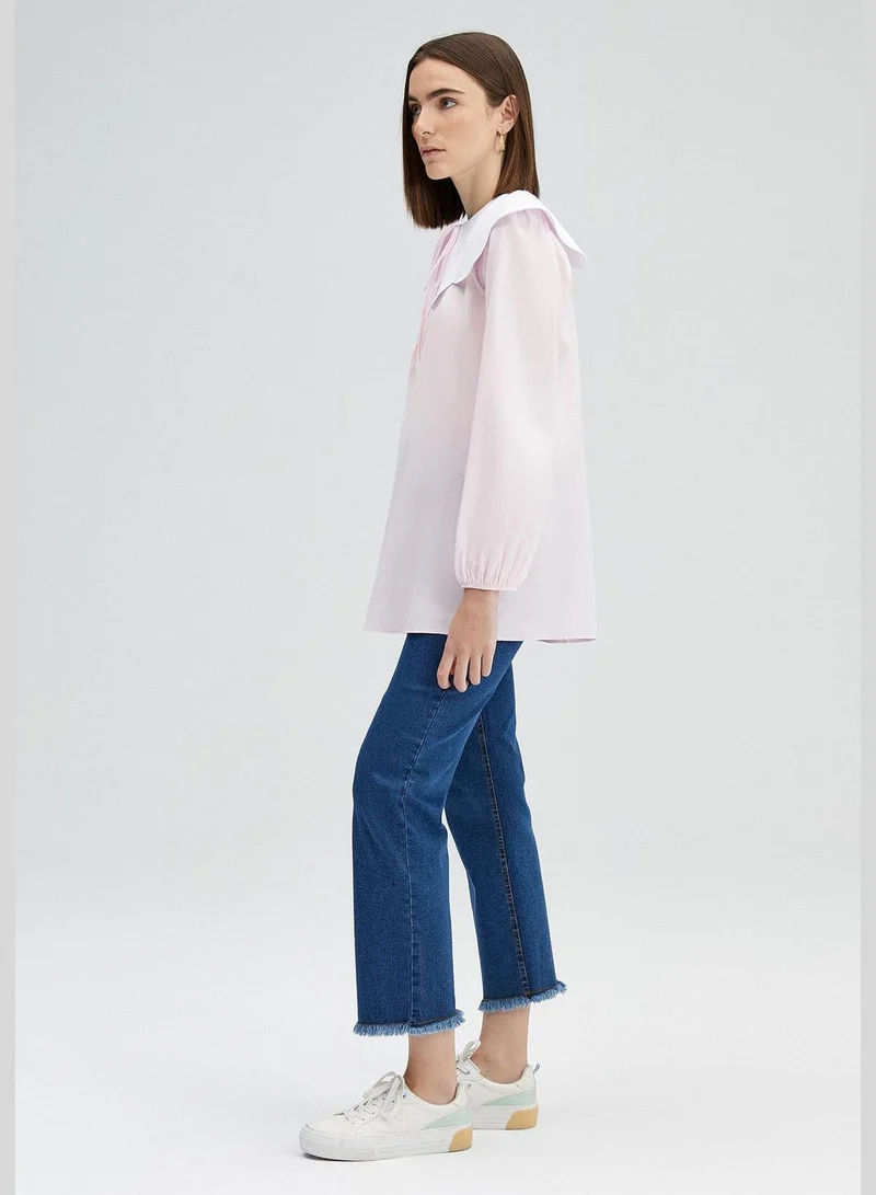 Touche CONTRAST COLLAR TUNIC