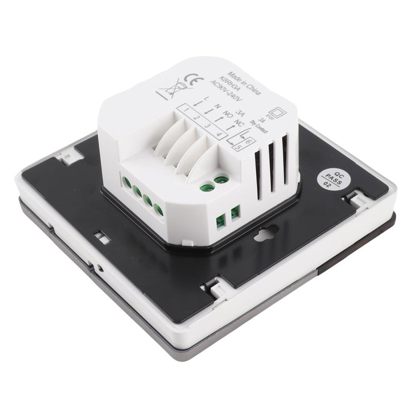 Programmable Smart Thermostat With LCD Color Screen High Accuracy Temperature Control Energy Saving AC90 240V Grey Standard Type - Image 4
