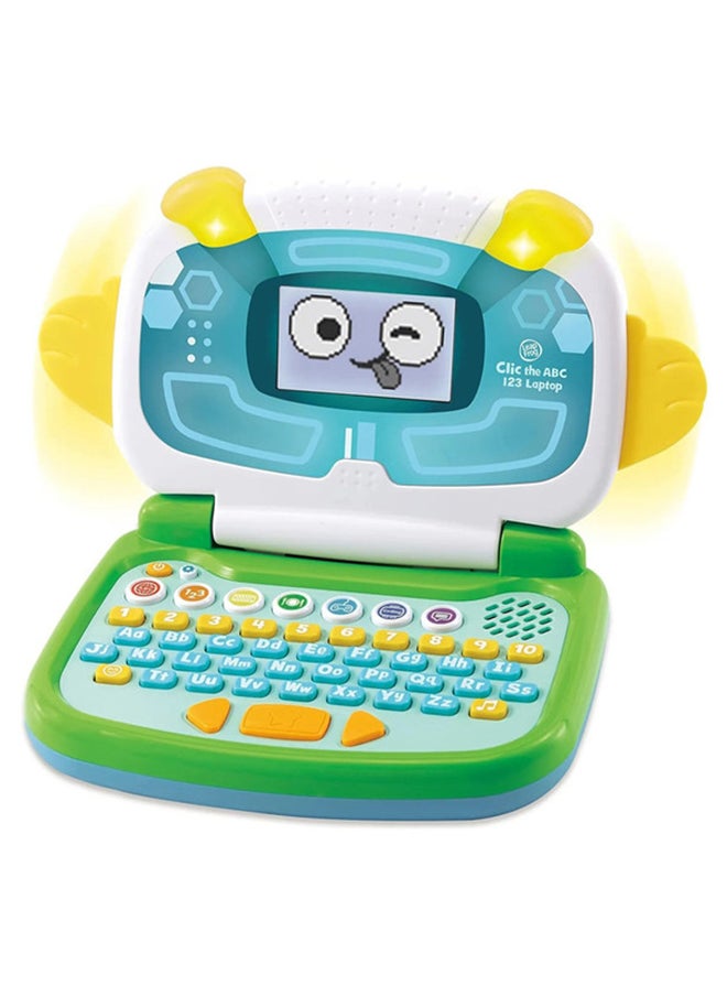 LeapFrog ABC 123 Clic Laptop - Educational Toy for Kids 3+, Letter & Number Learning Computer, 24x20.5cm  - Image 1