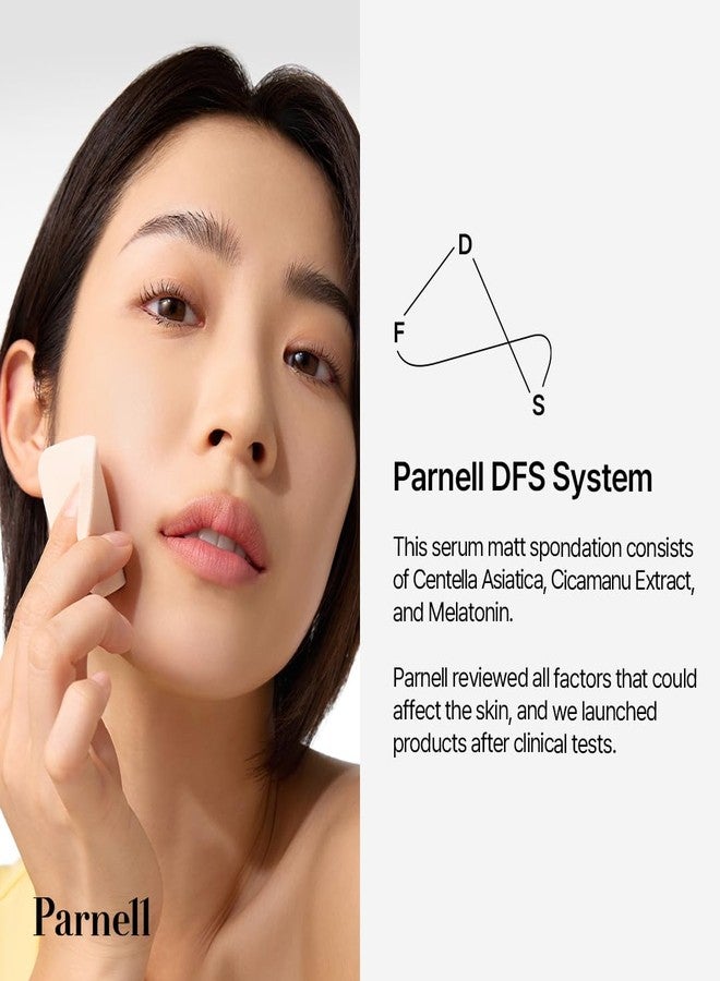 Parnell بارنيل سيكامانو مات سبونديشن (بودرة أساس مع إسفنجة) 11غ، #19 بورسلين | خفيف الوزن للتحكم في الزيت | لمسة نهائية مطفية وطويلة الأمد | مدعوم بسانتيلا أسياتيكا | ك-جمال - Image 3