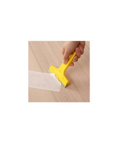 KNP KNP Window Scraper with Blade 60mm Yellow is a durable and efficient cleaning tool designed for removing paint stickers glue and debris from glass surfaces.  - Image 2