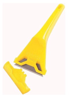 KNP KNP Window Scraper with Blade 60mm Yellow is a durable and efficient cleaning tool designed for removing paint stickers glue and debris from glass surfaces.  - Image 3