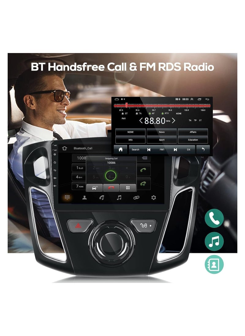 SHEZA STAR Android Screen For Ford Focus 2012 To 2018 2GB RAM 32GB Memory Support Apple Carplay Android Auto Full HD Touch Screen built In Bluetooth USB Radio WiFi Play Store Backup Camera included  - Image 5