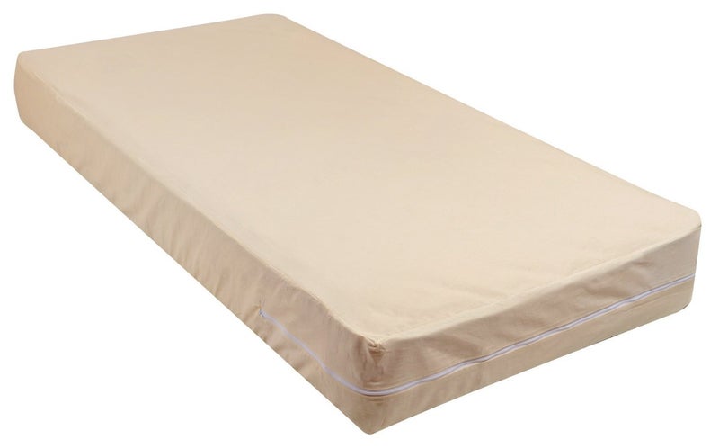 Gilbins 100% Natural Cotton Fleetwood Cotton Mattress Cover, Zips Around The Mattress - Image 4