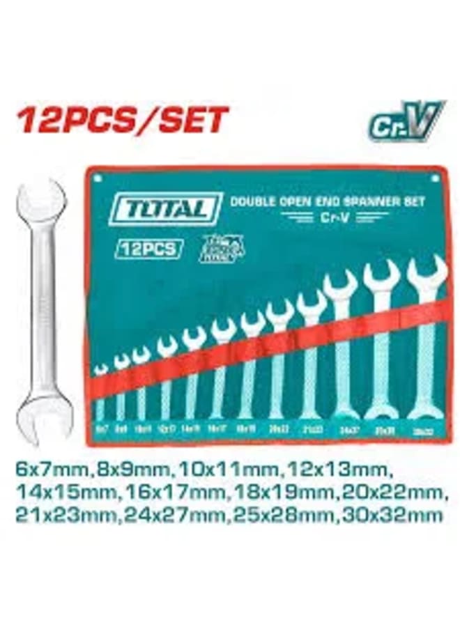 TOTAL Regular Wrench Set 6-32mm - Image 2