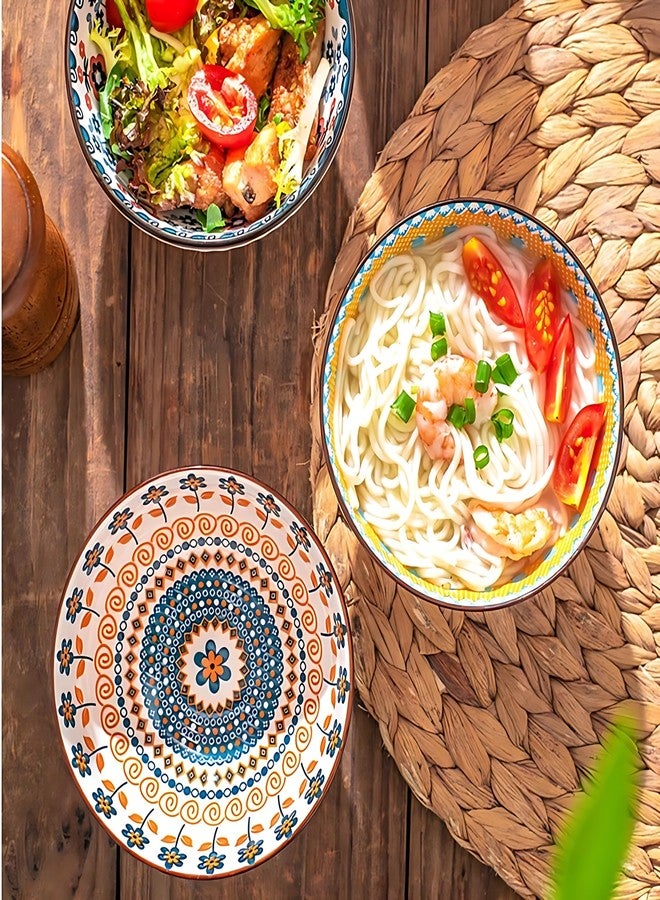 ONICORN® Colorful Ceramic bowls, Multipurpose Premium Serving Bowls Set for Rice, Dal, Fruits, Salad cereal, fruit, ice-cream or snack Porcelain Bowl for Kitchen decor Gift Set (multicolor, PACK OF 4) - Image 5