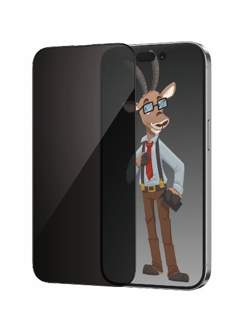 AS2 iPhone 14/13/13 Pro HD Anti-Spy Privacy Glass Protector -  6.1 inch - Image 1