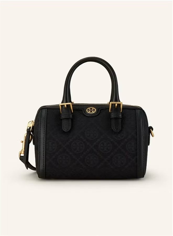 توري بورش TORY BURCH T Monogram حقيبة براميل صغيرة - Image 1