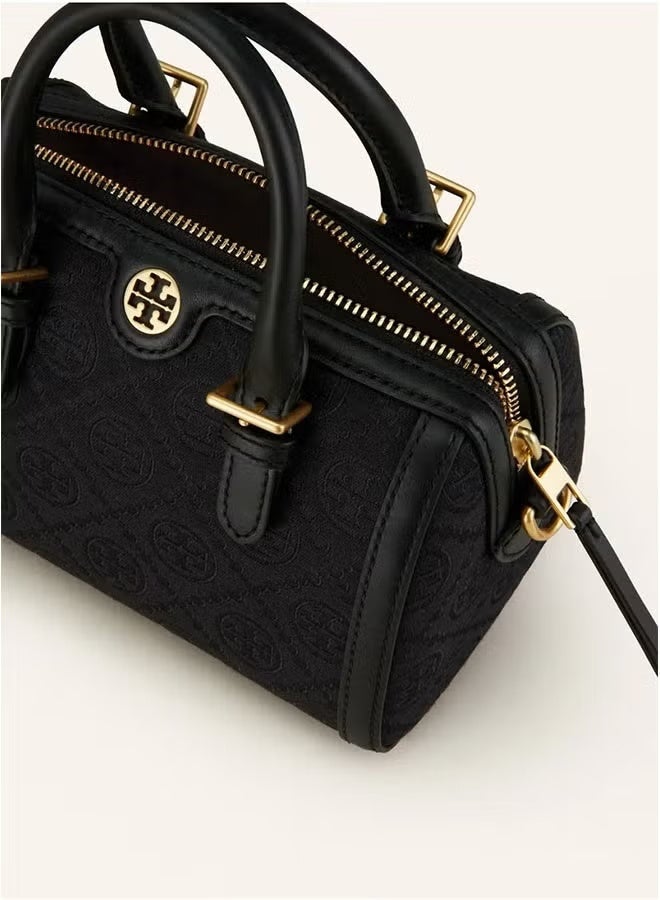 توري بورش TORY BURCH T Monogram حقيبة براميل صغيرة - Image 3