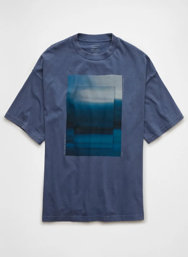 American Eagle Graphic Crew Neck T-Shirt
