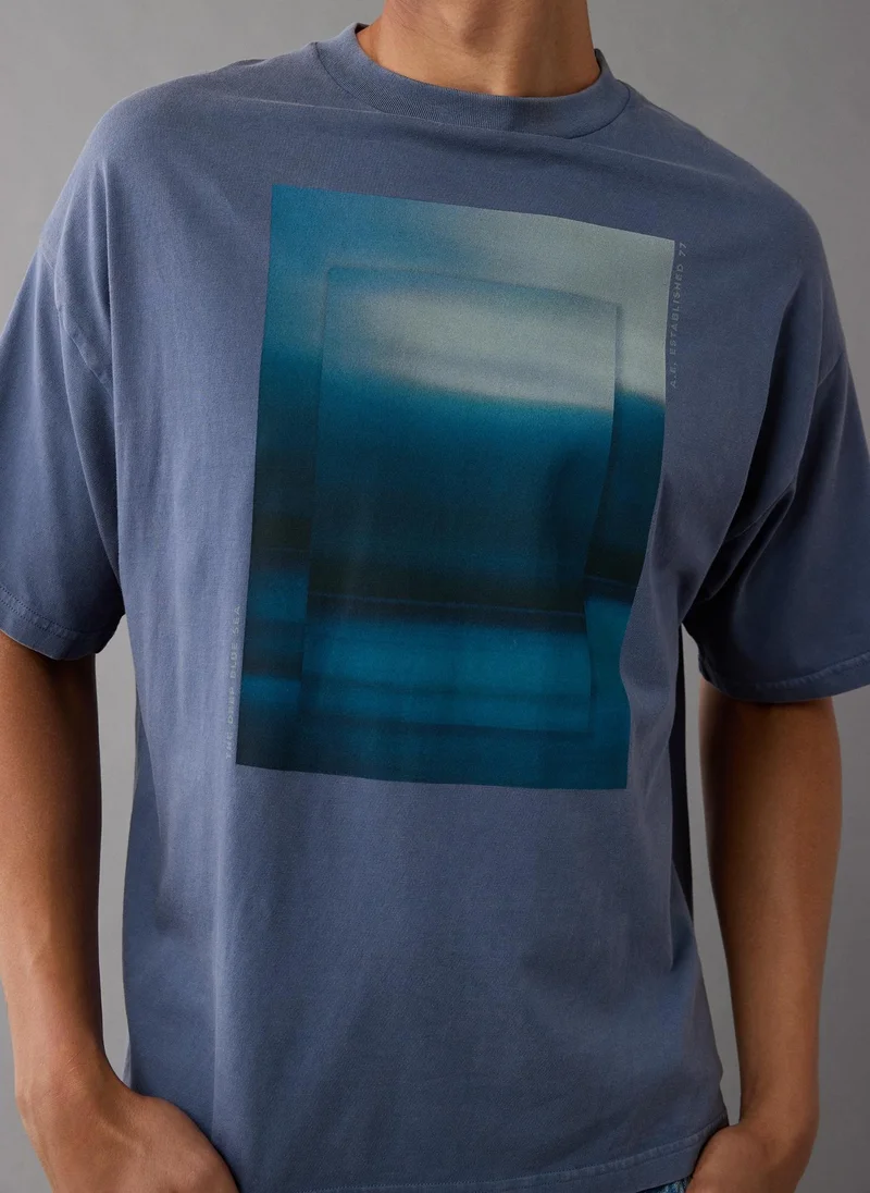 American Eagle Graphic Crew Neck T-Shirt
