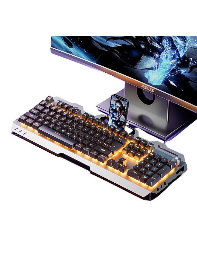 EBMINI New Wired Illuminated Mechanical Tactile Keyboard