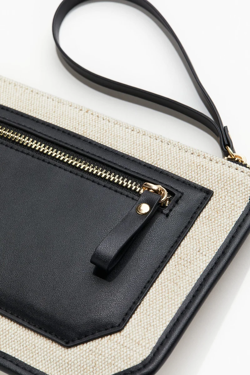 اتش اند ام Canvas Clutch