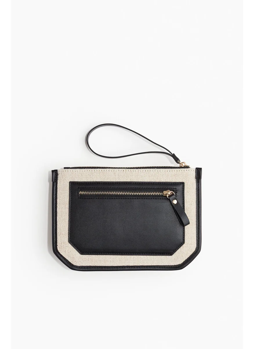 H&M Canvas Clutch